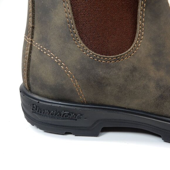 Blundstone Classics 585 Chelsea Ankle Boots Women's 8.5 Rustic Brown Leather NEW - Picture 11 of 16